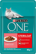 Purina ONE Sterilcat Nassfutter Lachs verschiedene Sorten 26 x