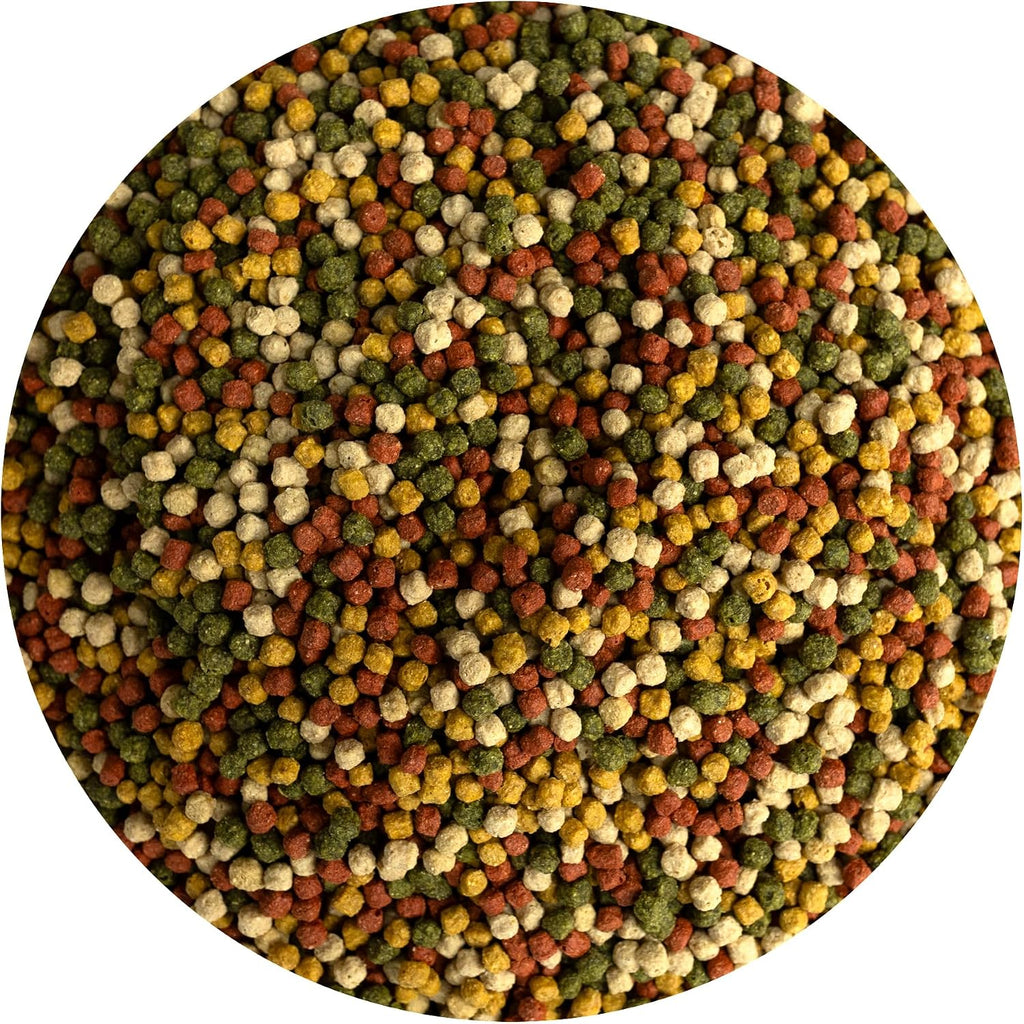 Koi Futter schwimmende 6 mm Pellets Pack fuer Koi Goldfisch Orfe verschiedene