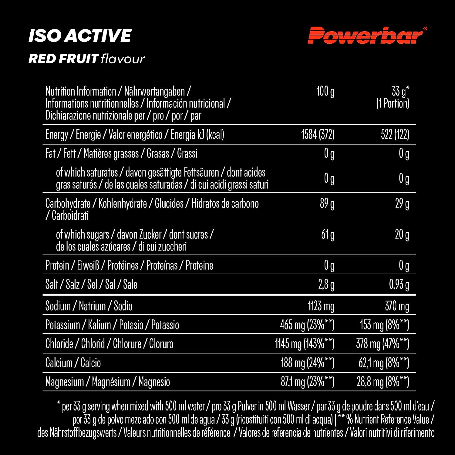 Isoactive Red Fruit Isotonisches Sportgetraenk mit 5 Elektrolyten verschie