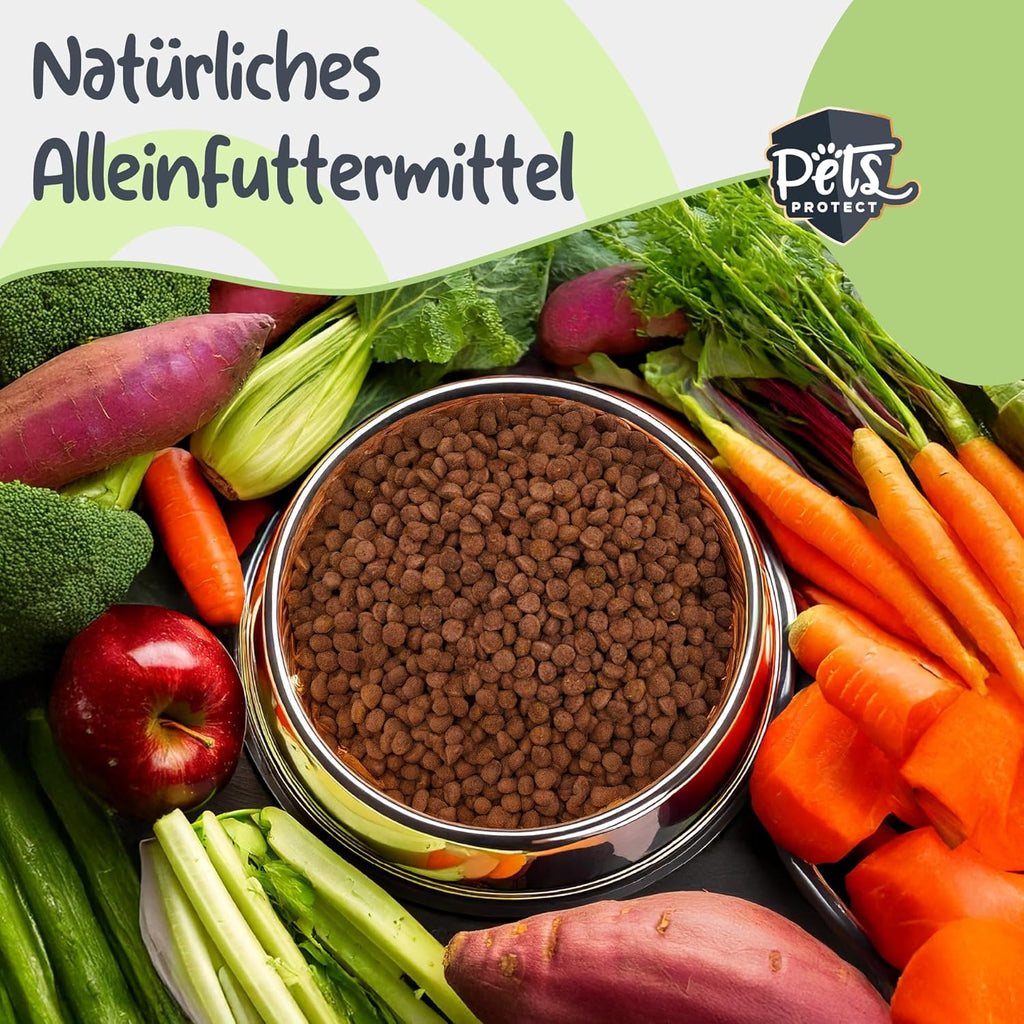 Planty Crunch Veganes Hundefutter getreide- & sojafrei fuer Allergiker