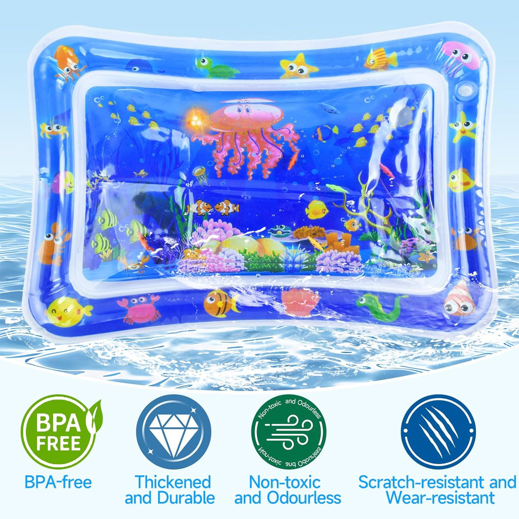 LED Wasserspielmatte fuer Katzen Sensor Spielmatte verdickt Indoor Outdoor