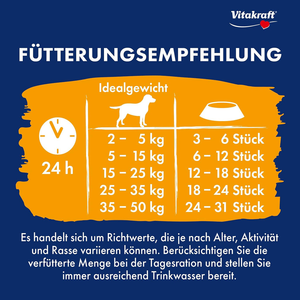 Vitakraft Beef Stick Rustico Hundeleckerli 7 x 55 g Salamihäppchen ohne Zucker