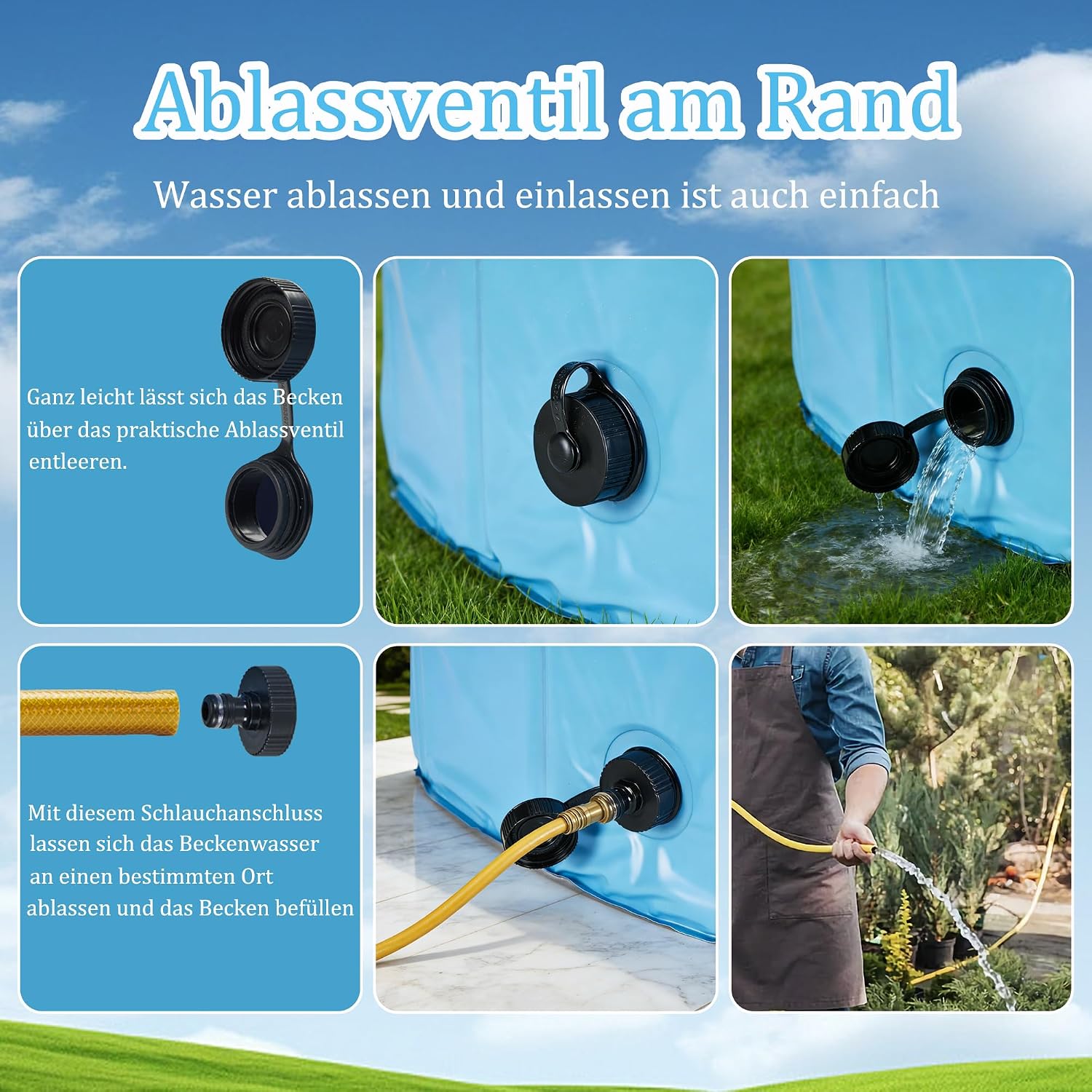 Faltbarer Hundepool 160x30 cm Hundebadewanne Planschbecken Baellebad