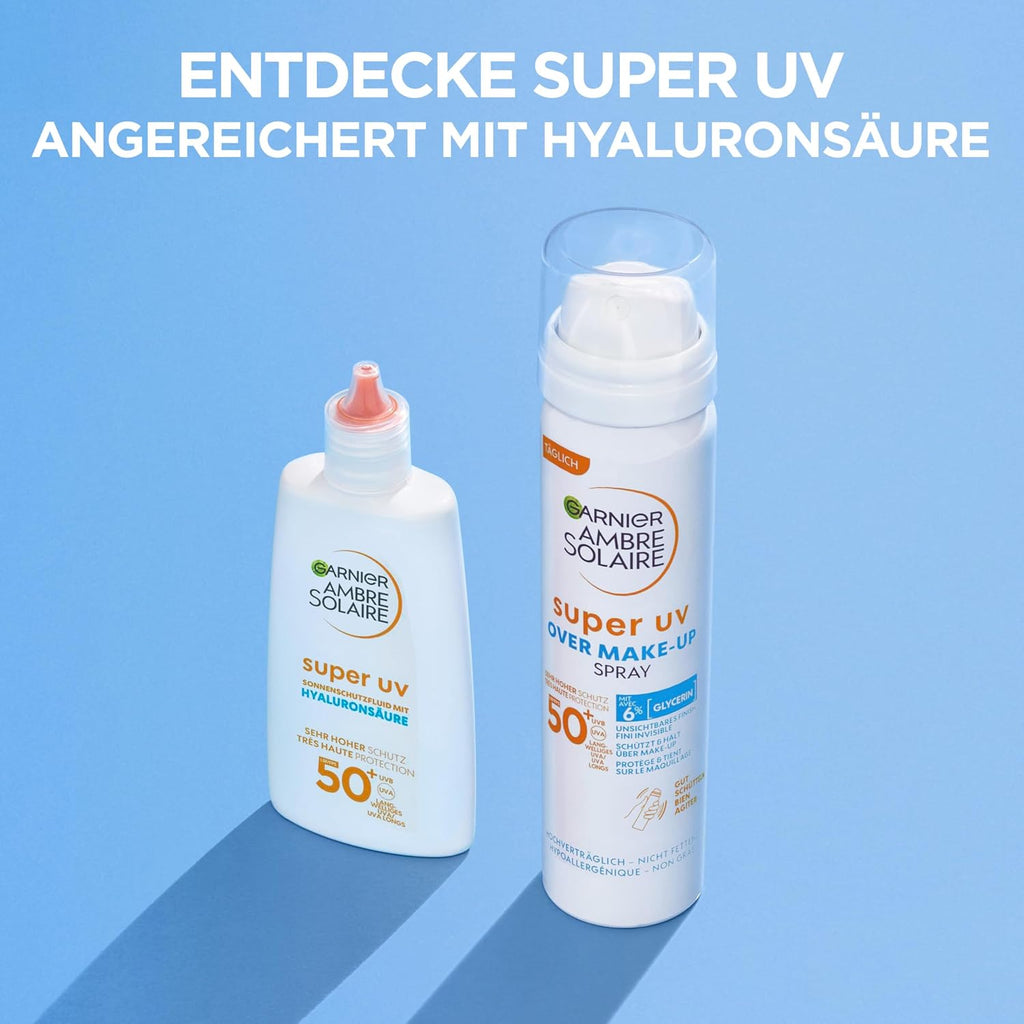 Garnier Ambre Solaire Sonnen-Spray LSF 50+ Gesicht mit Hyaluronsaeure 75ml