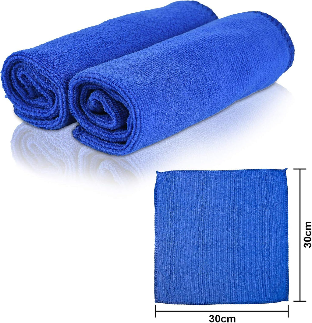 URAQT Mikrofasertuecher Auto 6er Set 500 GSM fusselfrei 30cm-60cm Reinigung