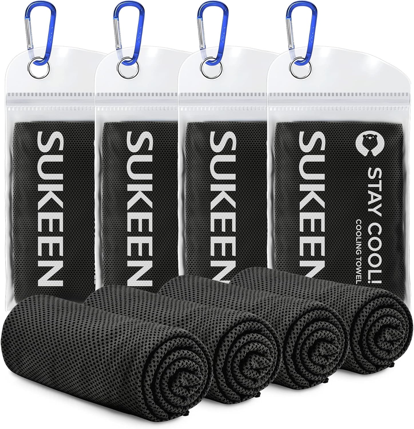 Sukeen Kuehlendes Handtuch Set fuer Sport Wandern Laufen Tennis Reisen