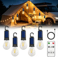Campinglampe aufladbar 5er Set LED Solar 3 Helligkeitsstufen wasserdicht