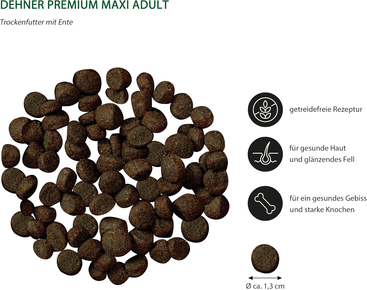 Dehner Premium Hundefutter Maxi Adult getreidefrei Rind Lamm Kartoffel -12,5k
