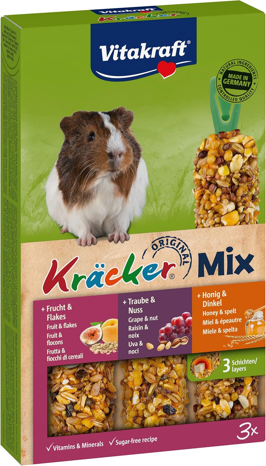 Vitakraft Kräcker Mix Meerschweinchen Honig Nüsse 168 g zuckerfrei
