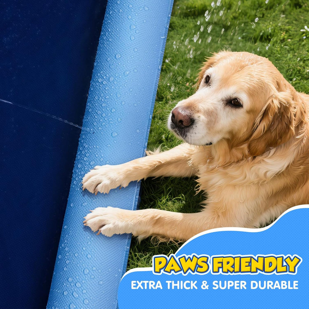 Wassersprinkler Splash Pad 200 cm rund mit Antirutsch Kinder Gartenspielzeug