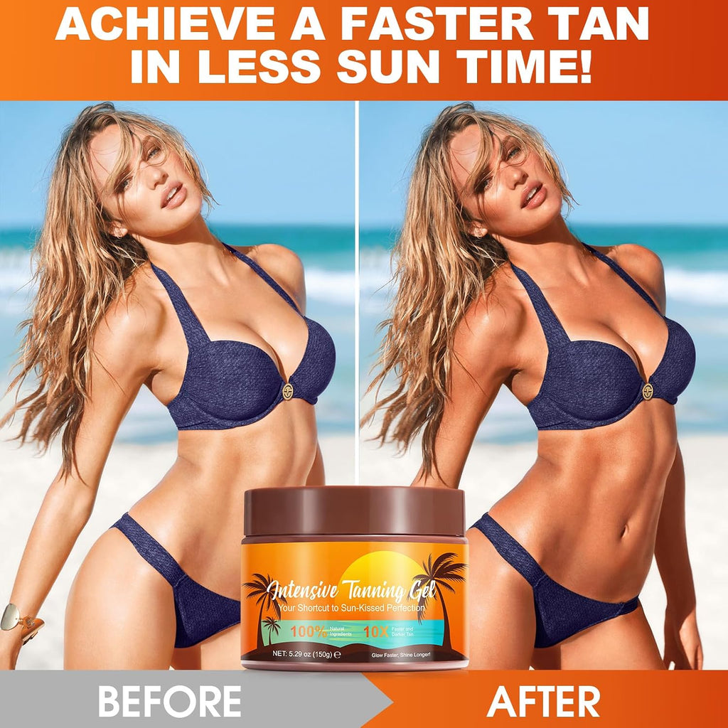 Braeunungsbeschleuniger Creme fuer Sonnenbank und Aussensonne natuerliche Braeun