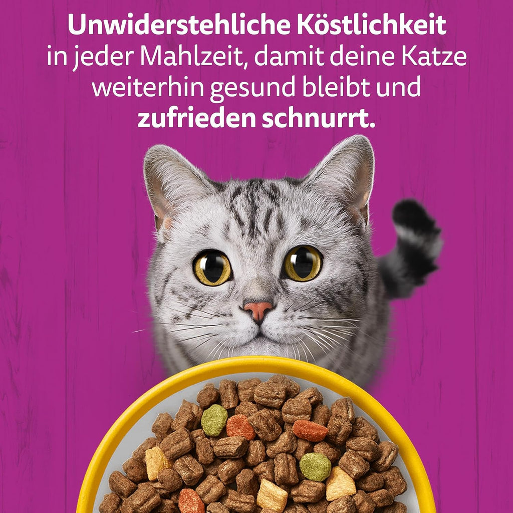 Katzenfutter Trockenfutter verschiedene Sorten Huhn