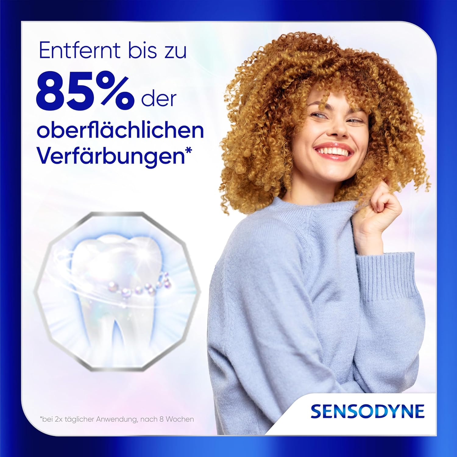 Sensodyne Advanced White Zahnpasta 75 ml schonendes Whitening fuer empfindliche Z