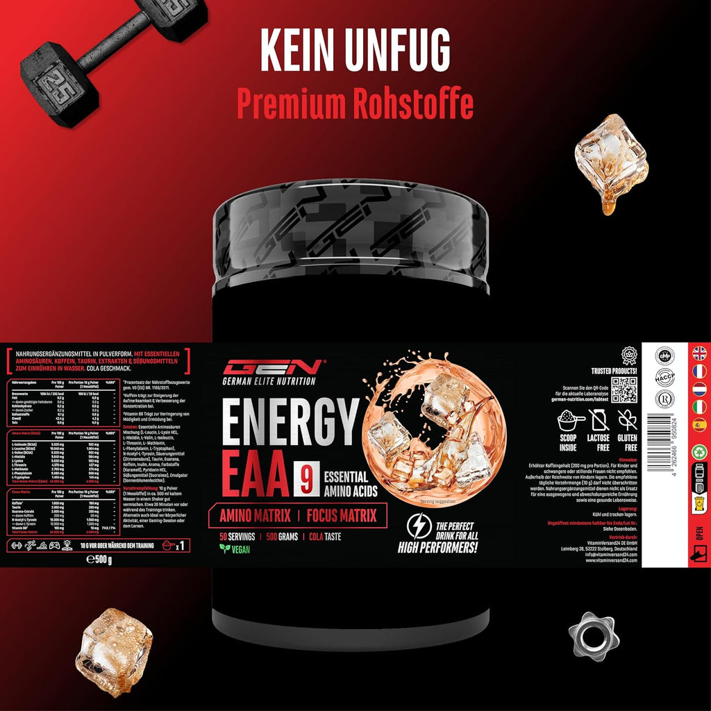 EAA Energy Mix Honigmelone zuckerfrei verschiedene Sorten