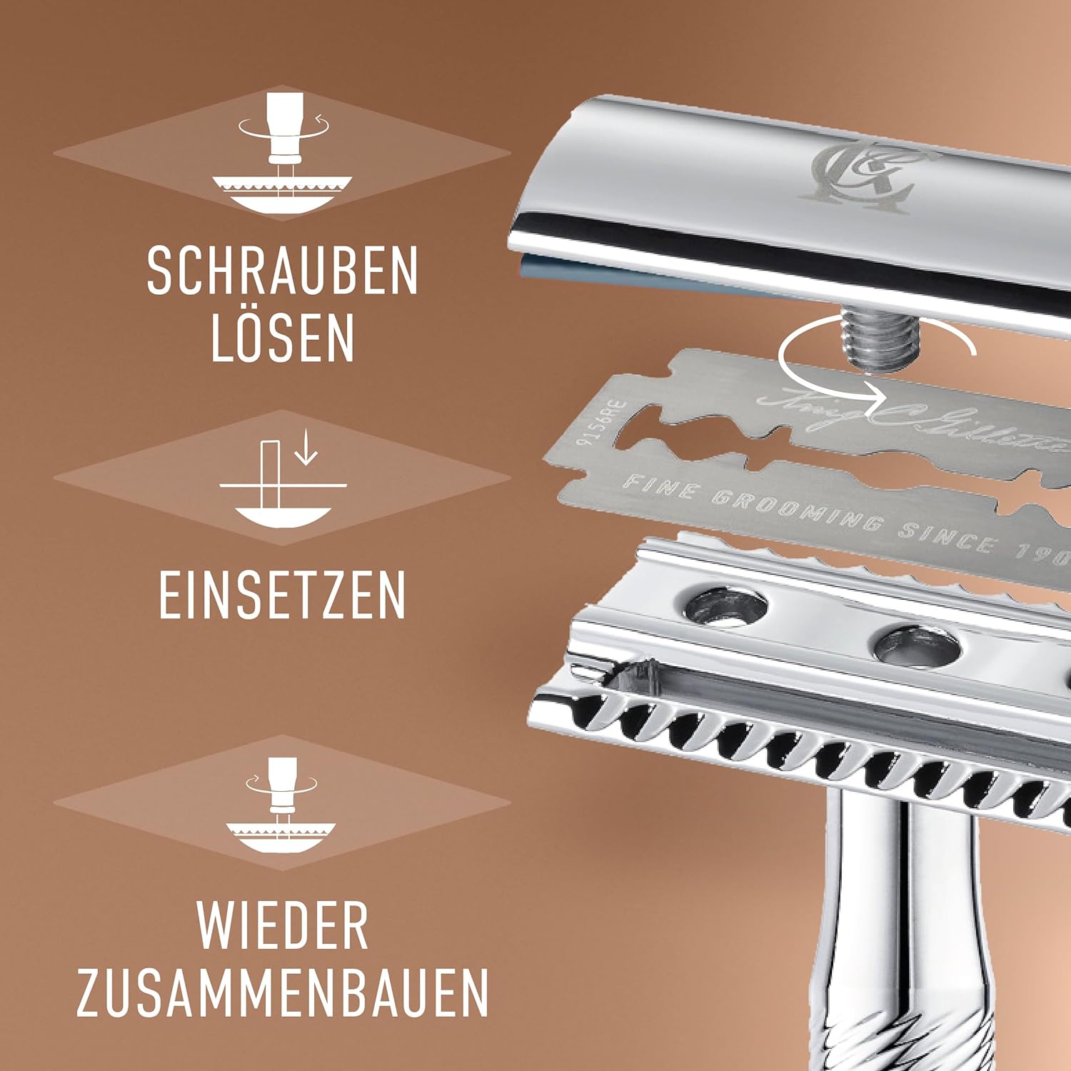 Gillette King C. Rasierklingen 100 Stueck kompatibel fuer Rasierhobel