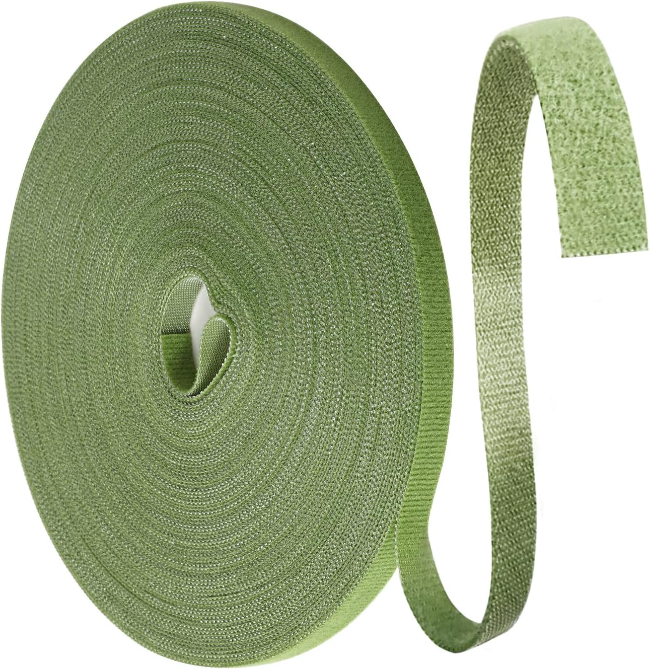 Pflanzenbinder Klett 10 mm Wiederverwendbar 15 m Gruen 10m-50m