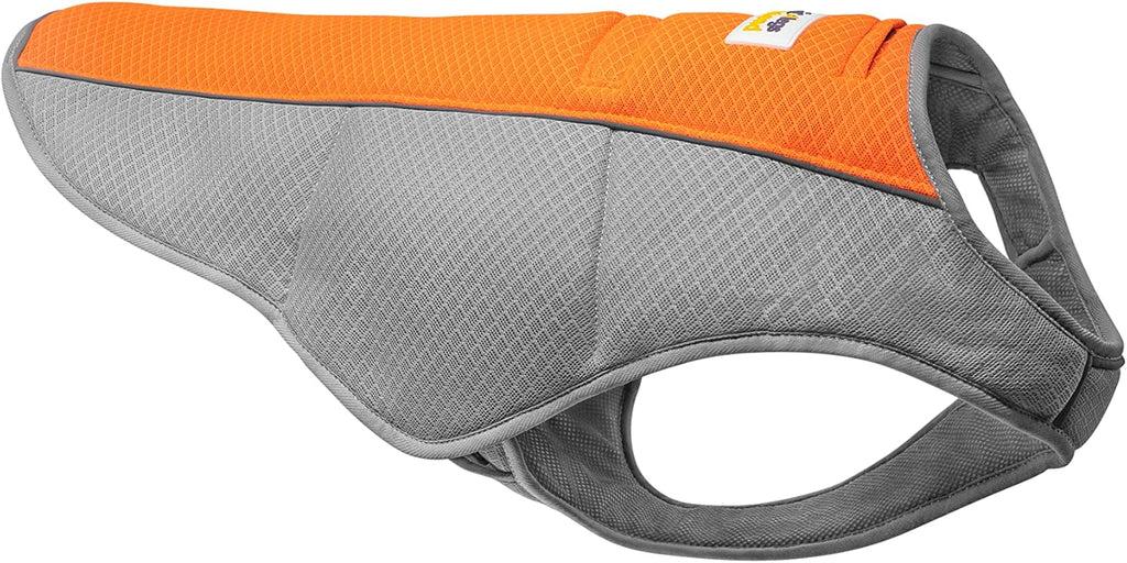 Kuehlweste orange/grau S - atmungsaktiv, verdunstend, verstellbar, Reflektor XS-X