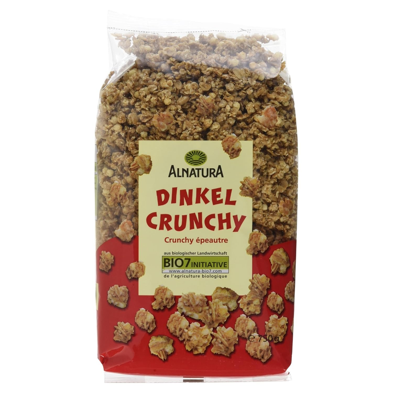 Bio Dinkel Crunchy Muesli 3 x Fruehstuecks Muesli