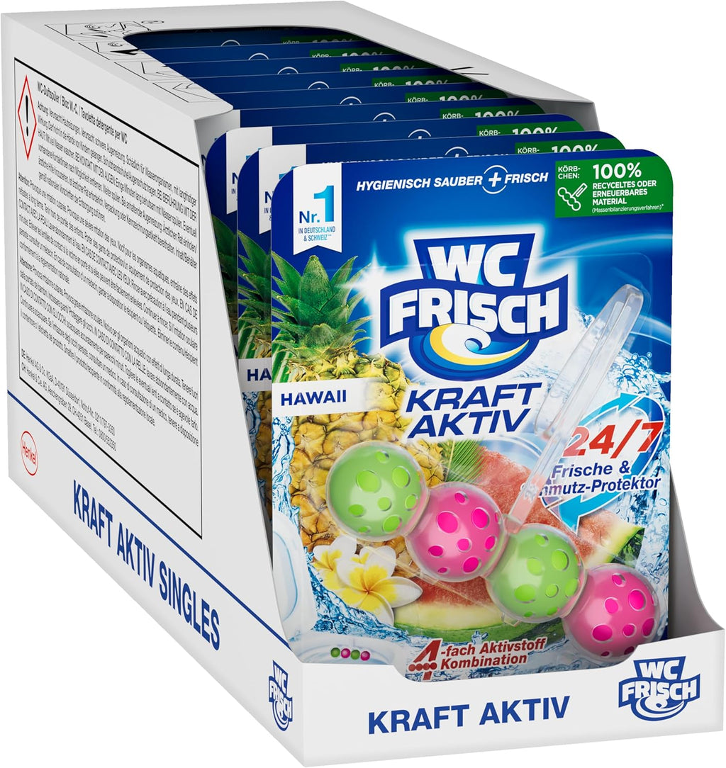 WC-Frisch Kraft Aktiv Duftspueler Urlaubstraeume Hawaii 10 Stueck