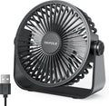 TriPole USB Tischventilator 11,4 cm 3 Stufen 360° verstellbar 1,5 m Kabel