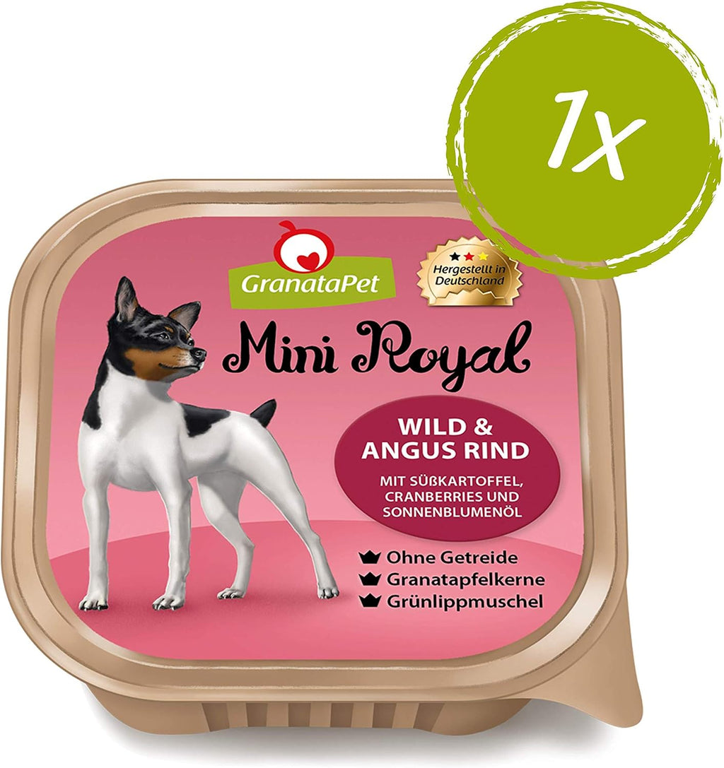 GranataPet Mini Royal Nassfutter Hund Multipack 6x150 g ohne Getreide -1,65k