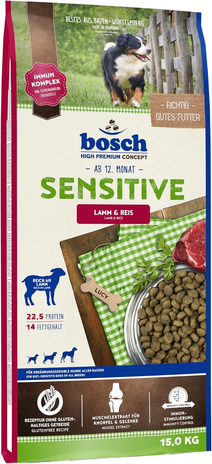 Bosch HPC Sensitive Lamm & Reis Trockenfutter Hund ernaehrungssensibel