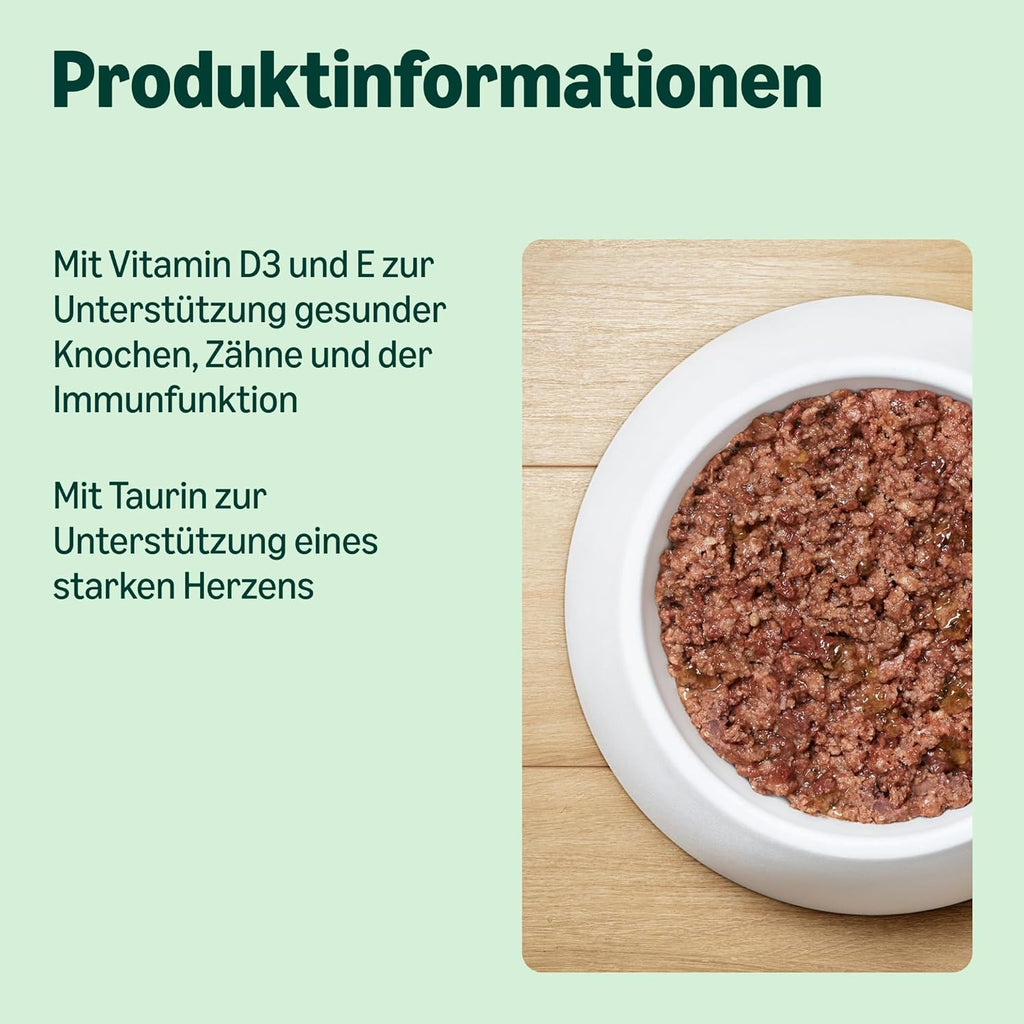 Katzen Nassfutter Pastete Huhn getreidefrei Dose 12 Stueck