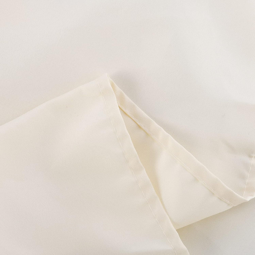 SMLJFO 3 m Sonnenschirm Bespannung 8 Streben UV-Schutz Beige Ersatzdach