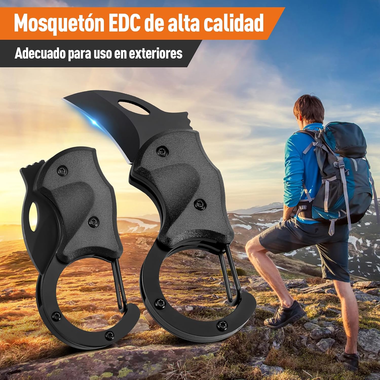 ZOOI Taschenmesser Klappmesser Multitool Outdoor Geschenk fuer Maenner