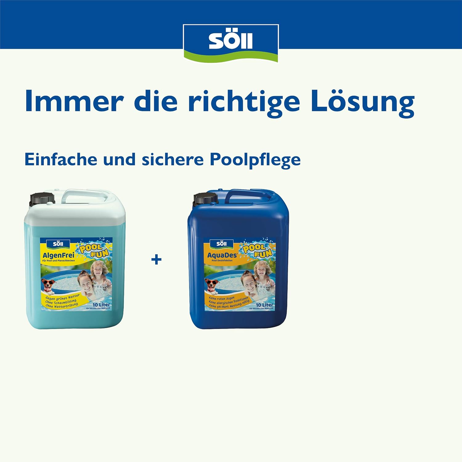Soell AquaDes Desinfektion fuer Pool Wasserpflege gegen Bakterien