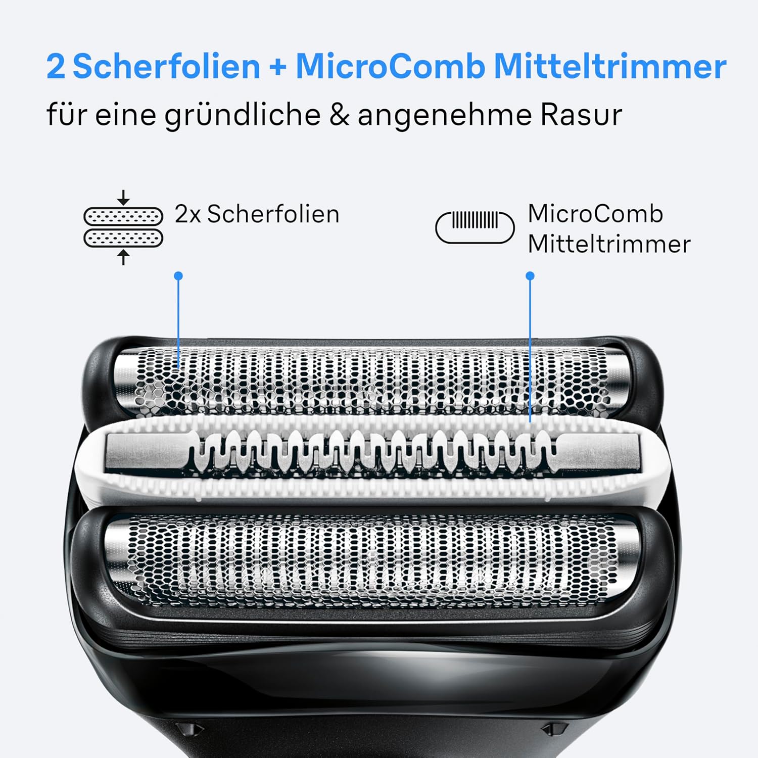 Braun Series 3 Rasierer 3040s elektrisch fuer nass und trockenbetrieb Herren