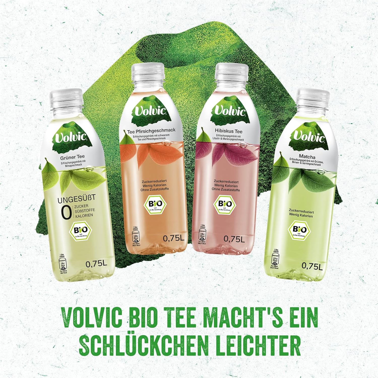 Bio Matcha Getraenk 6 x 75 cl Gruentee Getraenk Beutel