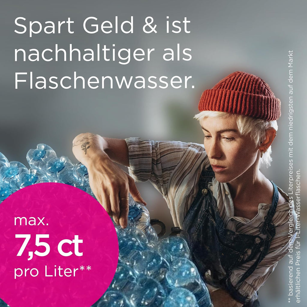 BRITA Marella 2,4 L Wasserfilterkanne Blau mit 3 MAXTRA PRO Filtern