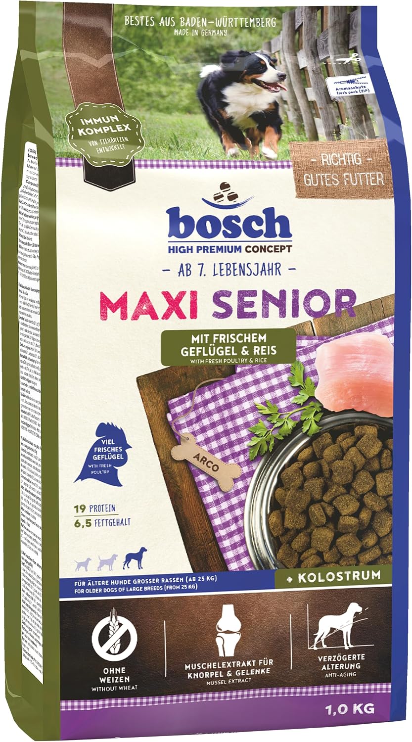Bosch HPC Mini Senior Hundetrockenfutter fuer kleine Hunde verschiedene Sorten