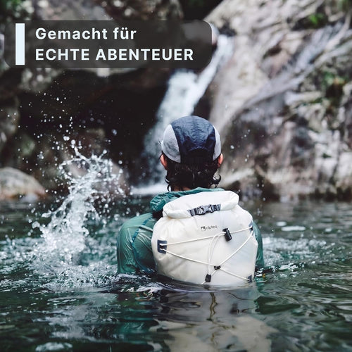 AlpPack Rucksack wasserdicht Rolltop ultraleicht Trekking Wandern Reisen