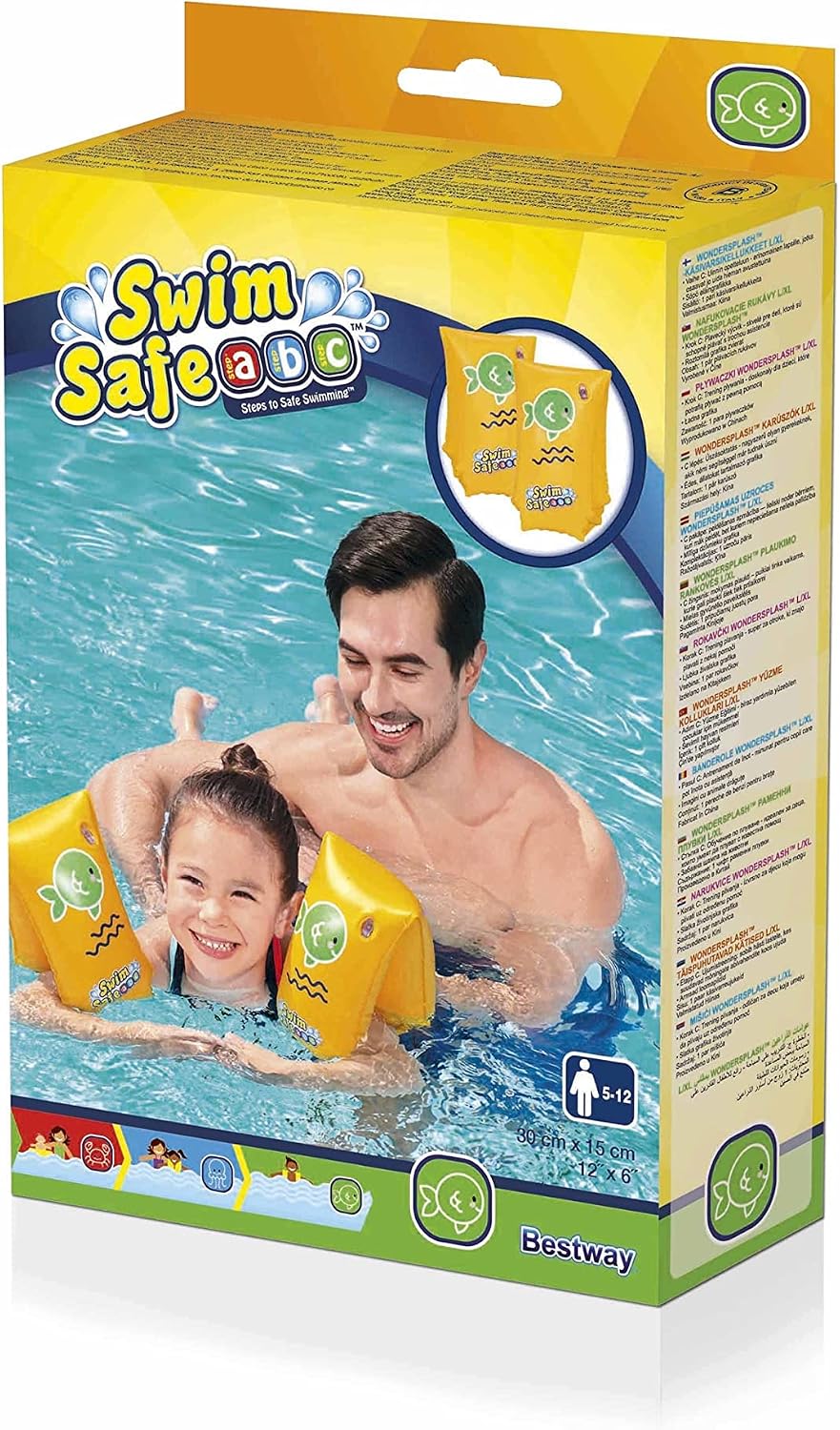 WonderSplash Armbands L/XL 30 x 15 cm Schwimmfluegel Wasserhilfe