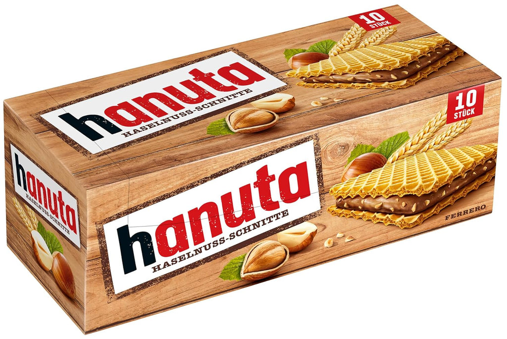 Hanuta Haselnuss Waffelschnitten 10 Stueck