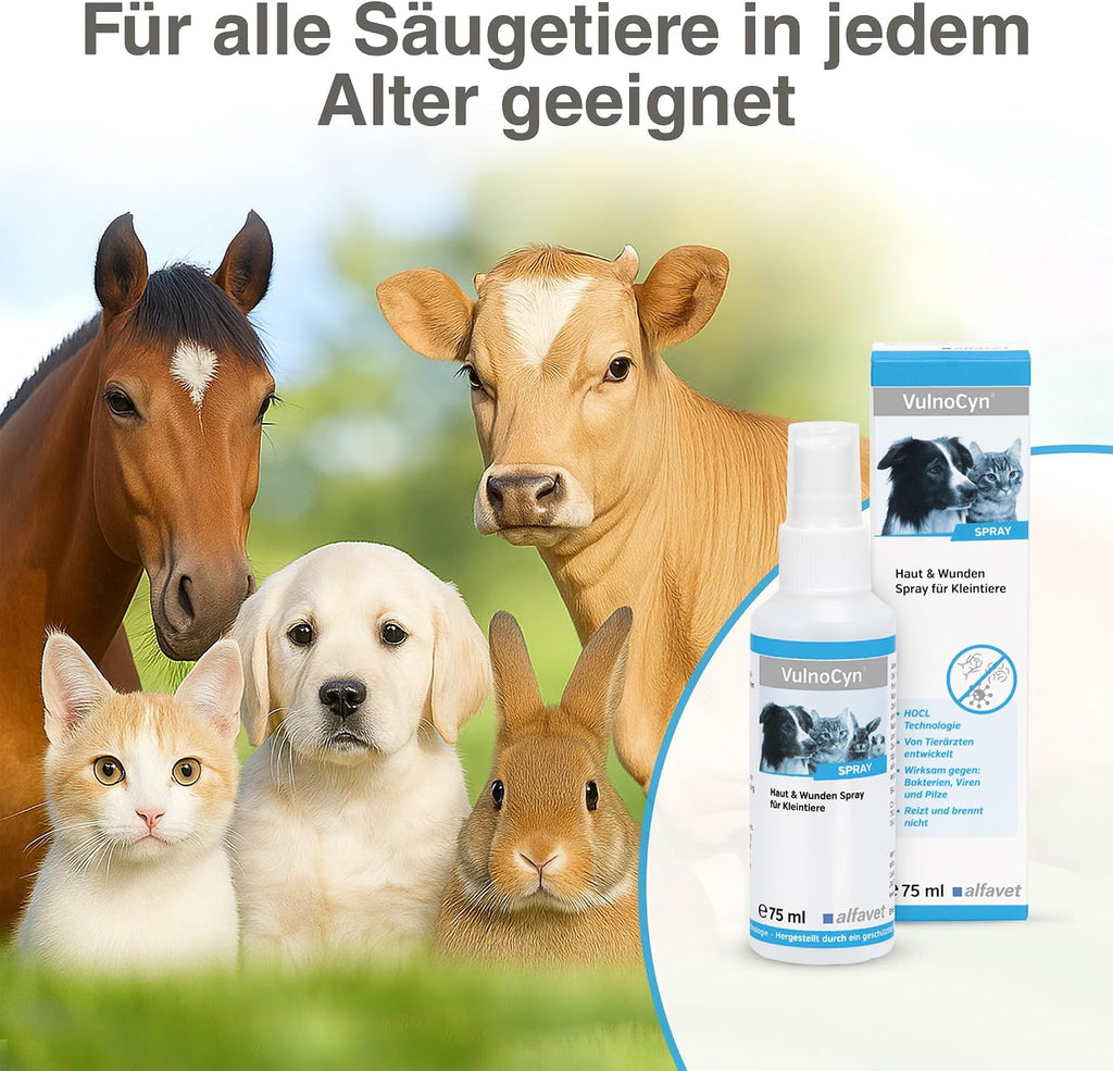 Tierhalter Wundspray pH-neutral alkoholfrei Haut- und Wundpflege