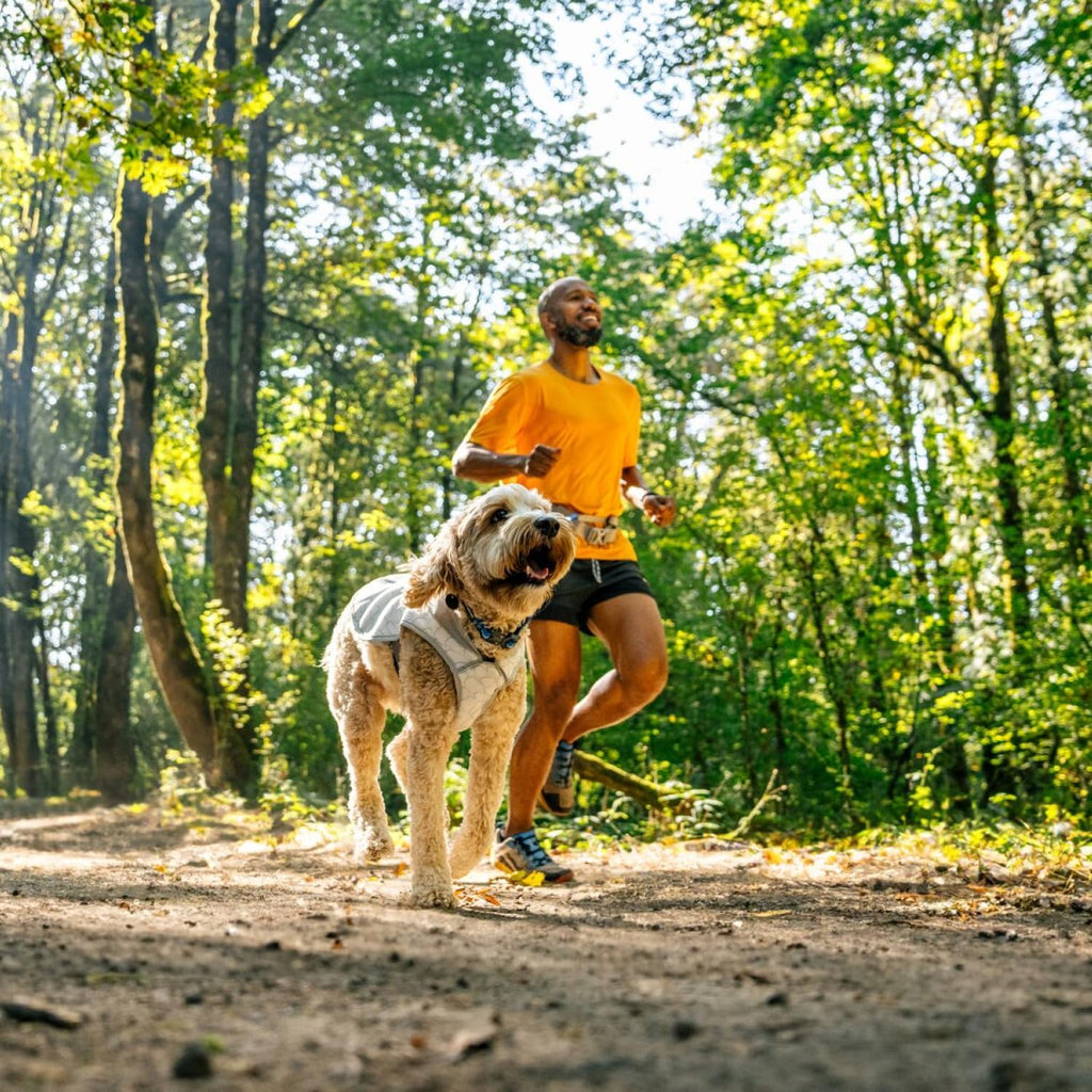 RUFFWEAR Swamp Cooler Hunde-Kuehlweste SPF50+, Biolumin Blue M cm