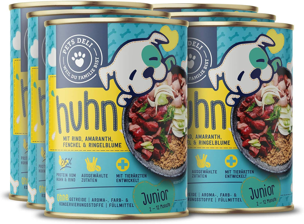 Pets Deli Mini Nassfutter Huhn mit Quinoa Brokkoli 16x100g verschiede