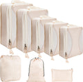 Koffer Organizer Set 8-teilig Kompressions Packing Cubes Reisegepaeck