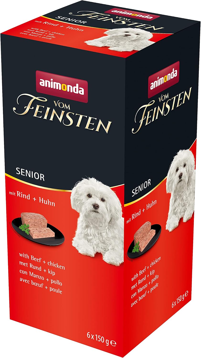 animonda vom Feinsten Senior Hundefutter 6x150 g - verschiedene Sorten