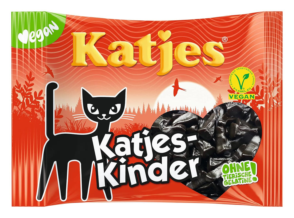 Katjes Kinder Lakritz Kaetzchen hartlakritz vegan Grosspackung