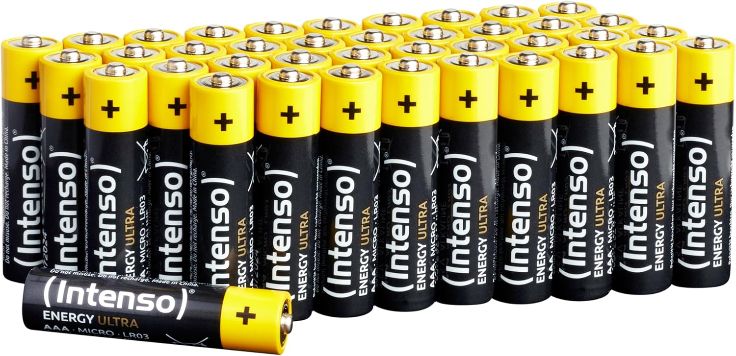 Intenso AAA LR03 Batterie Gelb-Schwarz 40 Stueck