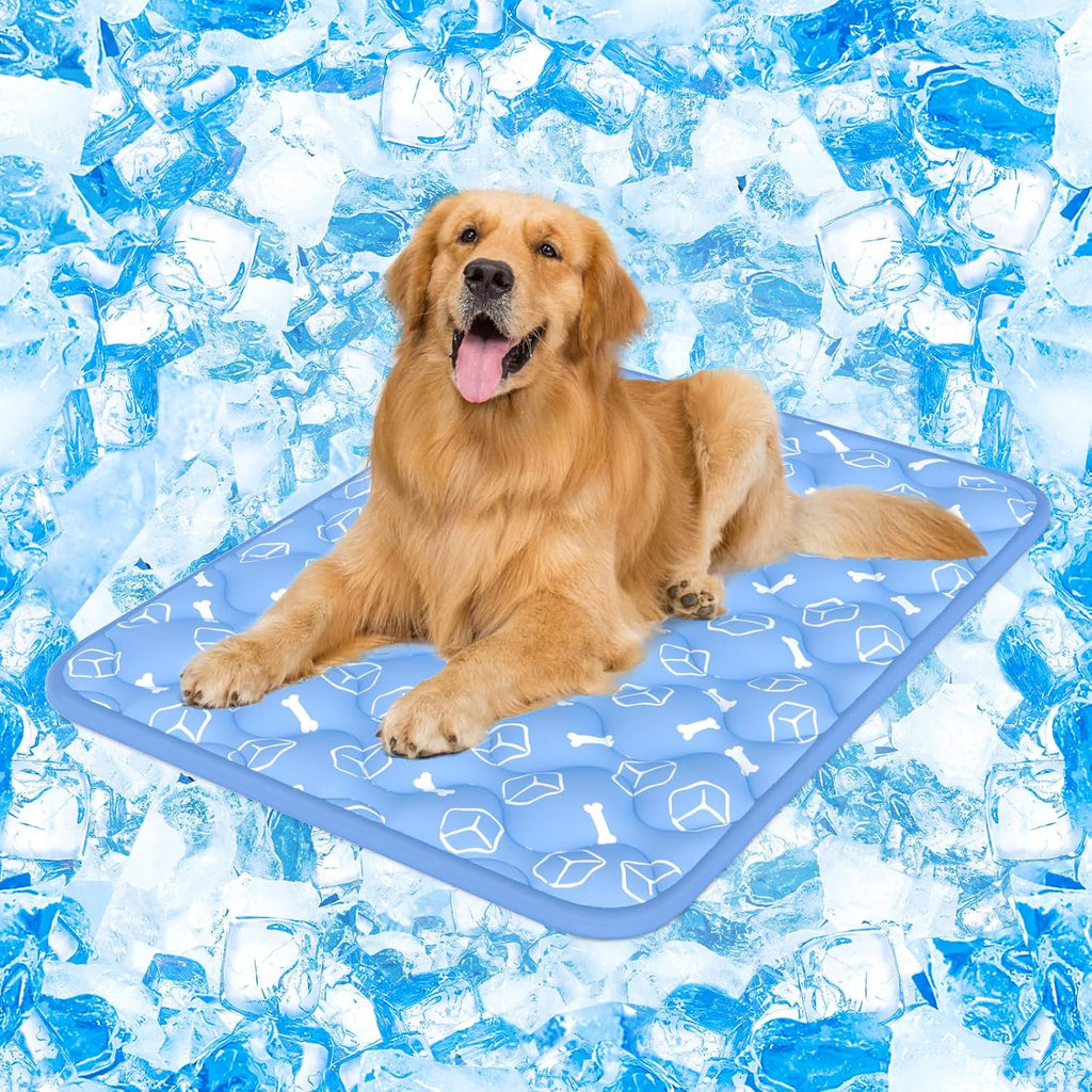 Rywell Kuehlmatte Hunde Katze 60x45 cm, Plus Version, selbstkuehlend, rutschfest