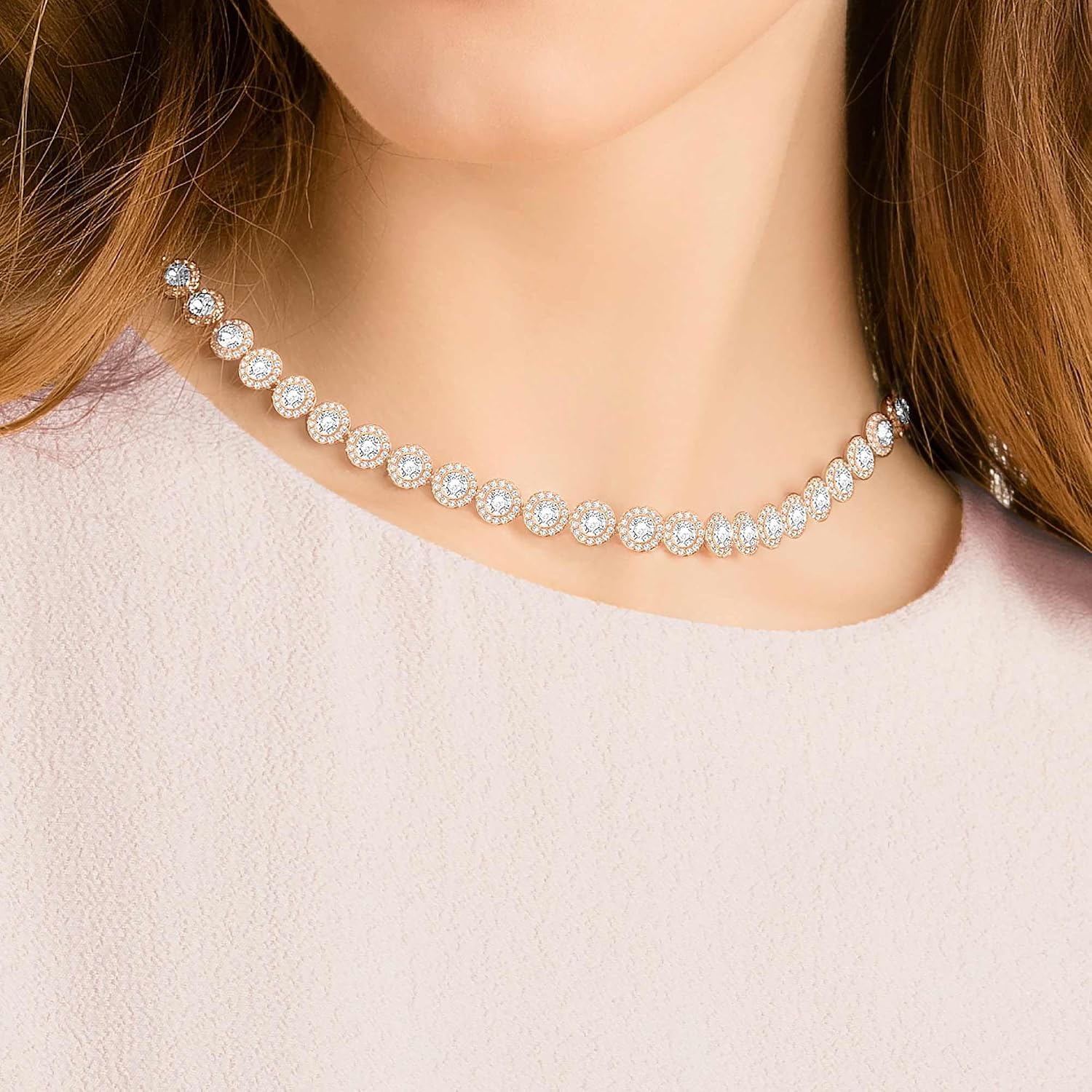 Swarovski Halskette Una Angelic Kollektion Schmuck zirkonia Damen