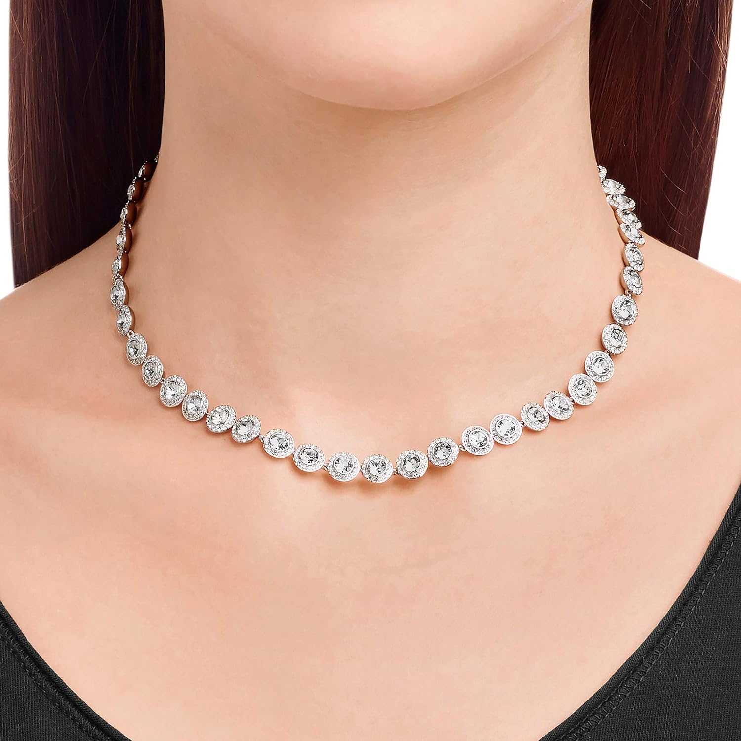 Swarovski Halskette Una Angelic Kollektion Schmuck zirkonia Damen