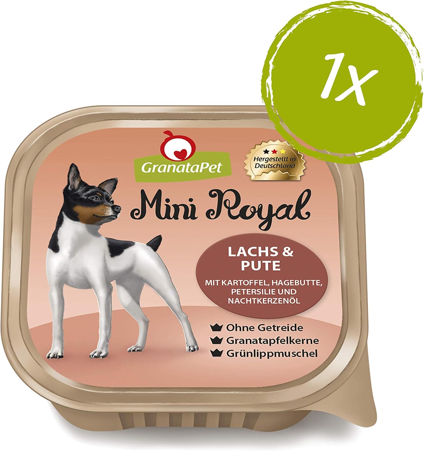 GranataPet Mini Royal Nassfutter Hund Multipack 6x150 g ohne Getreide -1,65k