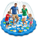 Aufblasbare Sprinklermatte 170 cm Blumenform Himmelblau 3-stufig Kinder