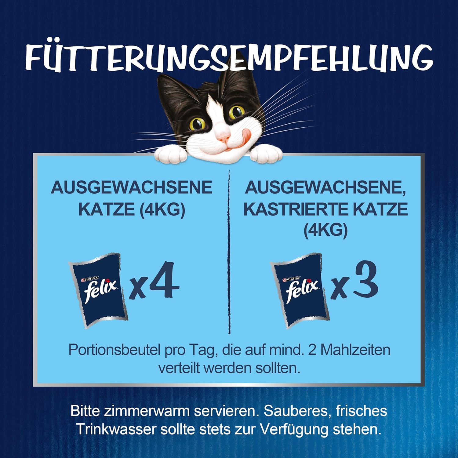 Felix So gut wie es aussieht Doppelt Lecker Katzenfutter nass in Gelee, Sorten-M